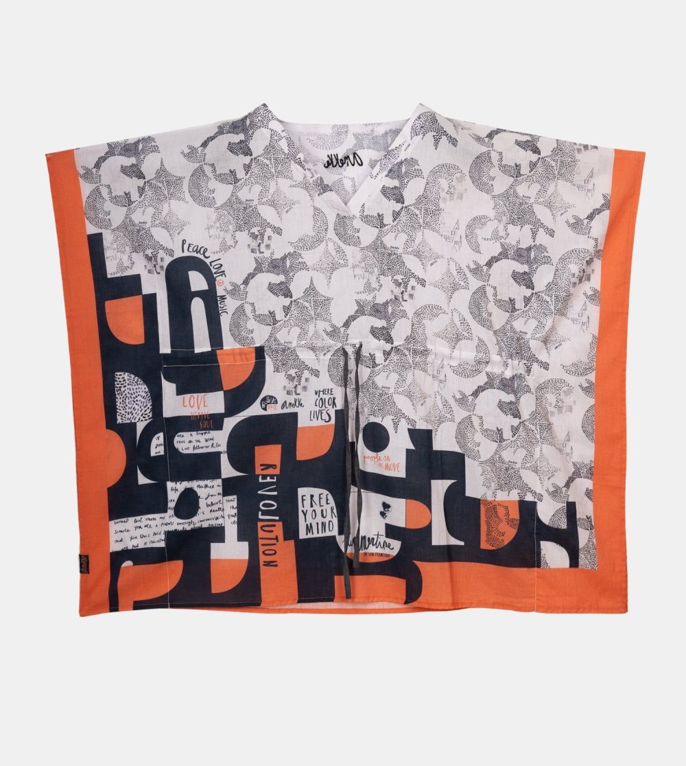 Kaftan Anekke Psicodelic Kaftan Damskie | 567CTZUHF