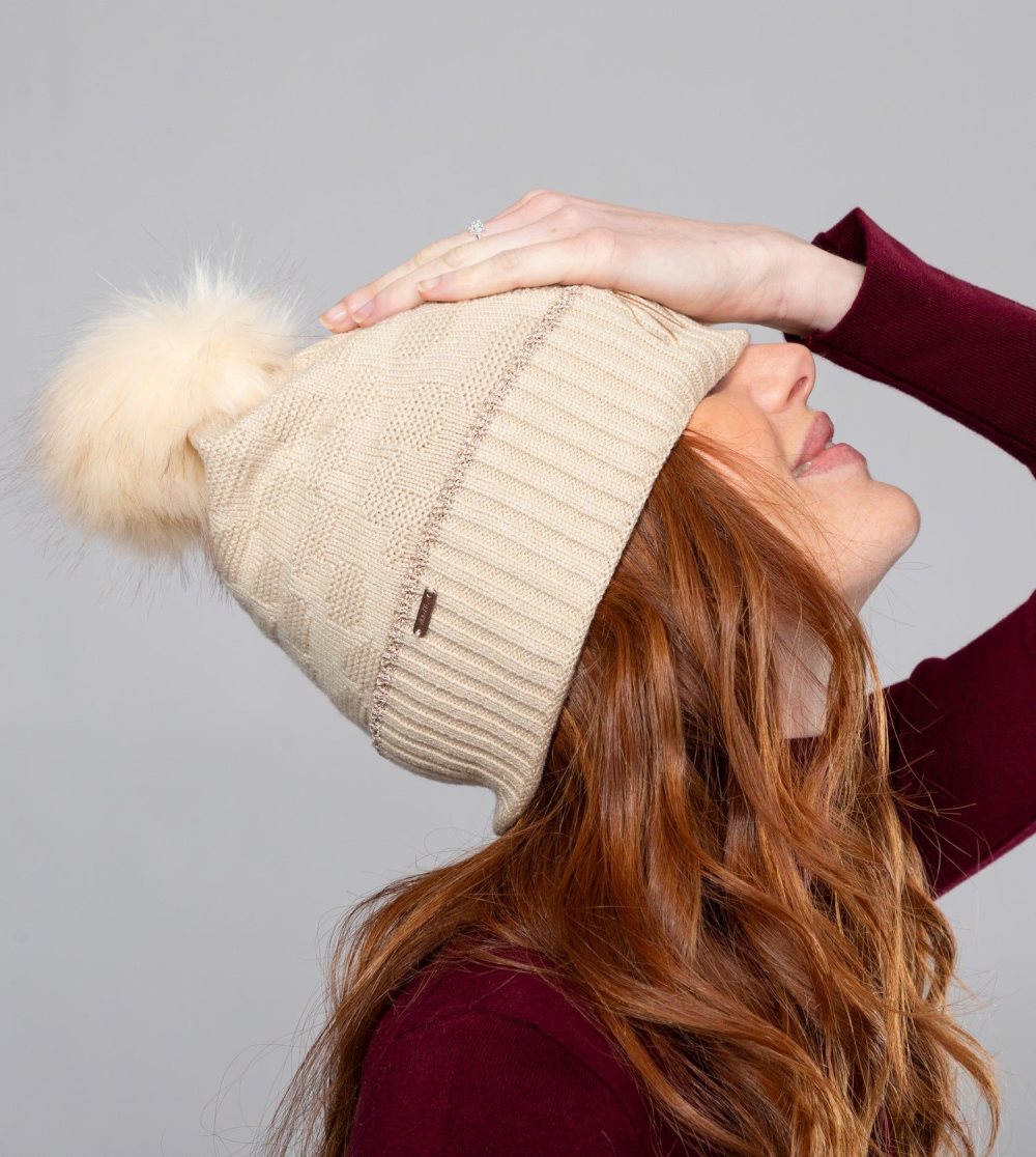 Kapelusz Anekke Beige Shodo Wool Hat Damskie | 685APHONW