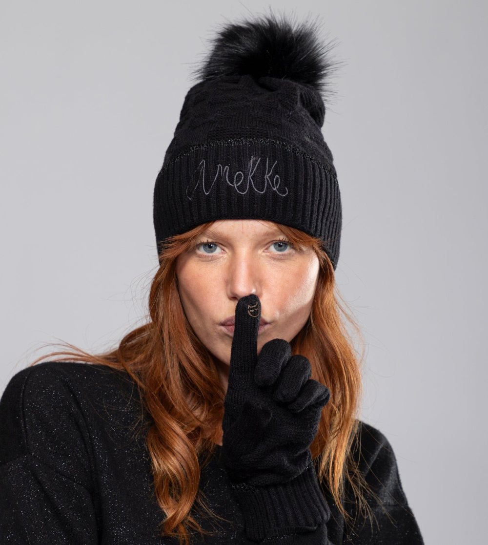 Kapelusz Anekke Black Shodo Wool Hat Damskie | 689DWHLVN