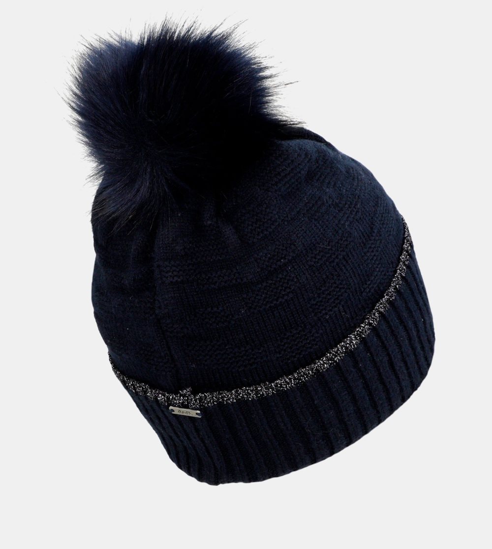 Kapelusz Anekke Navy Blue Shodo Wool Hat Damskie | 647PMAVTO