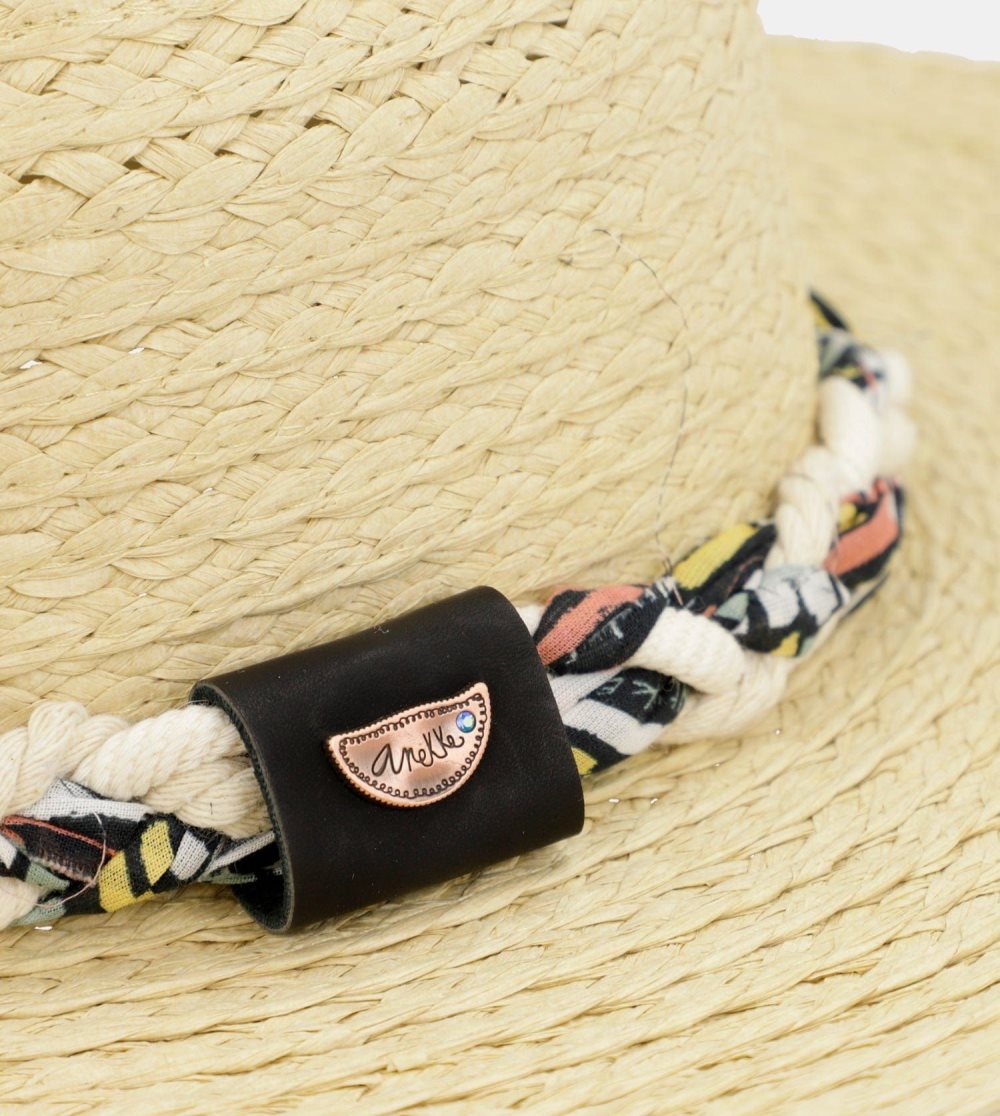 Kapelusz Anekke Raffia Hat, Brown Damskie | 719ERNUPC