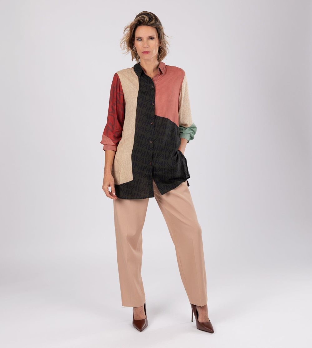 Koszule Anekke Colour Printed Shirt Damskie | 975YERJUB