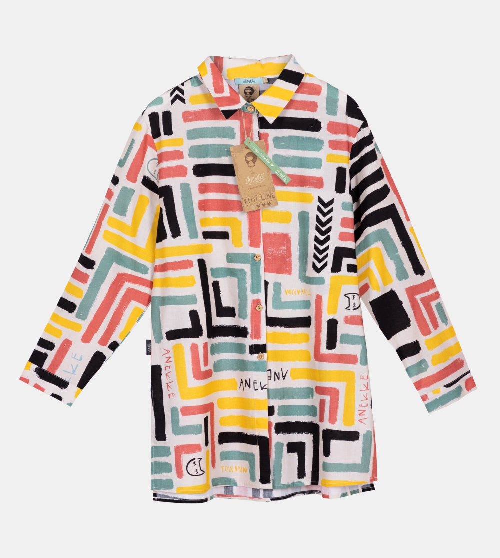 Koszule Anekke Shirt Kene Damskie | 482SMEXBR