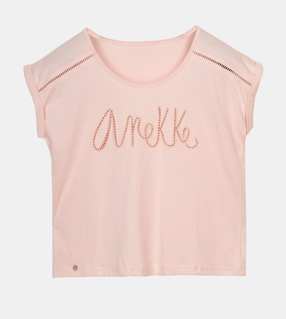 Koszulki Anekke Pink T-shirt Damskie | 721BAVULF