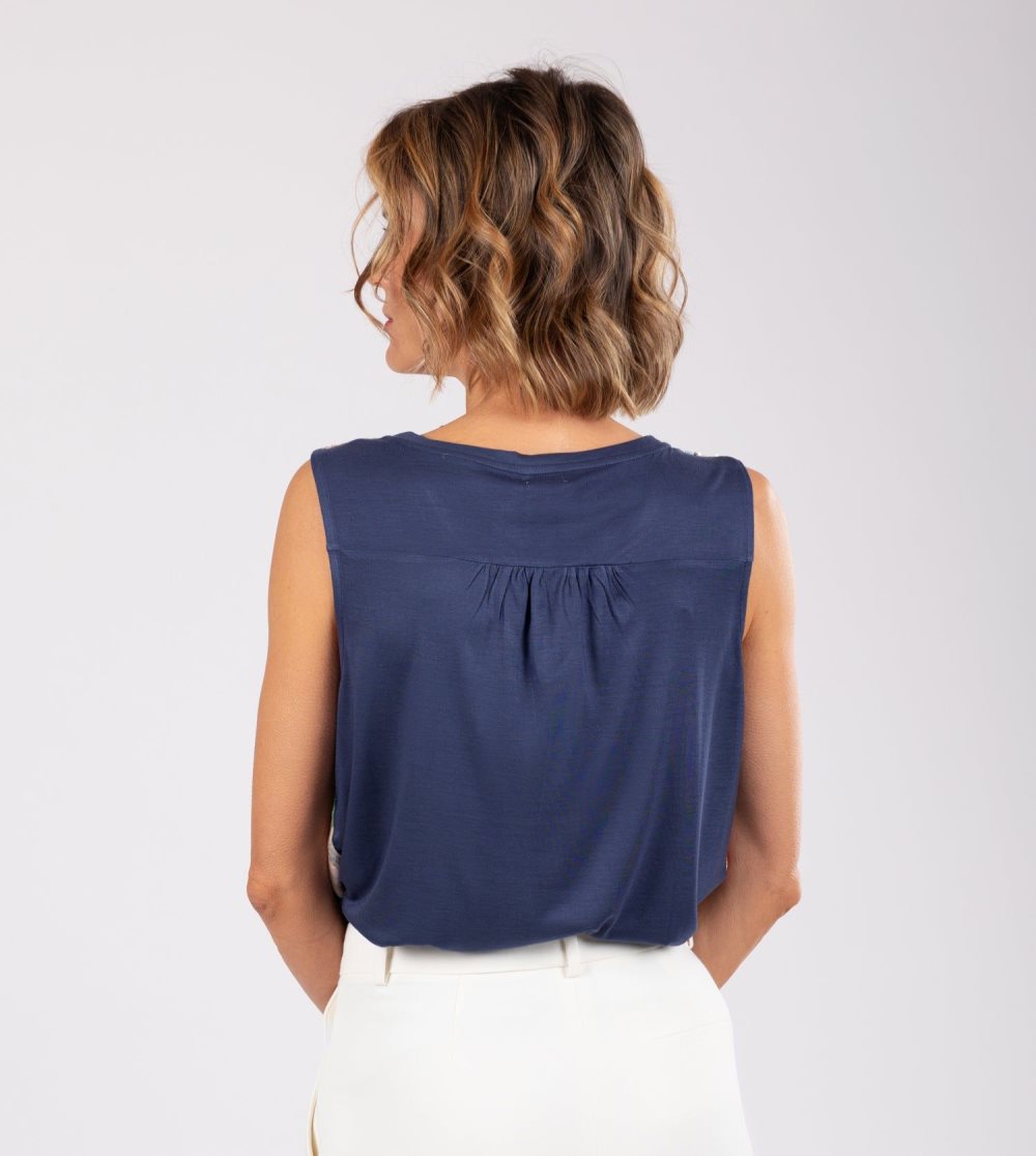 Koszulki Anekke Studio Sequin Top Damskie | 285OFNEQV