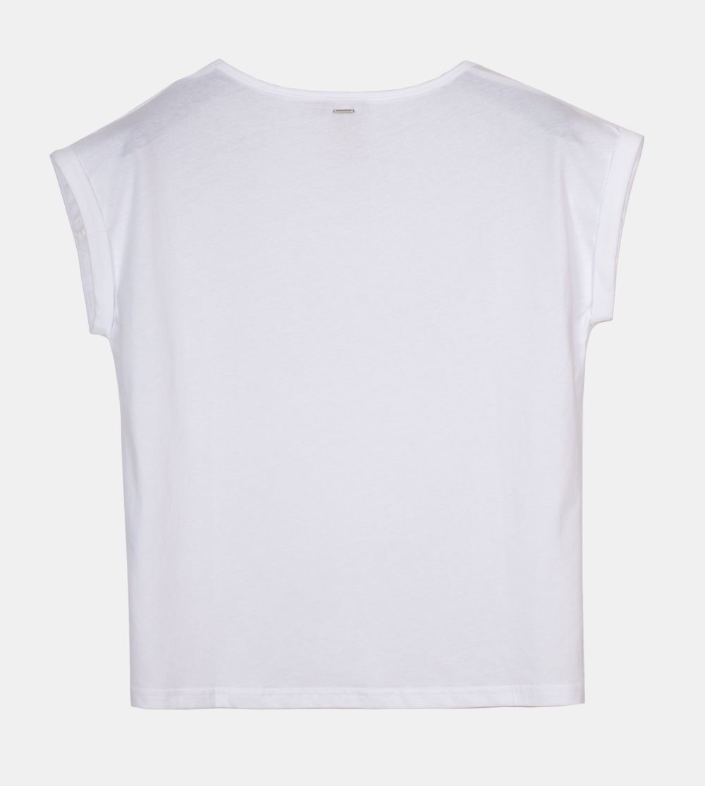 Koszulki Anekke White T-shirt Damskie | 935TGKUYP