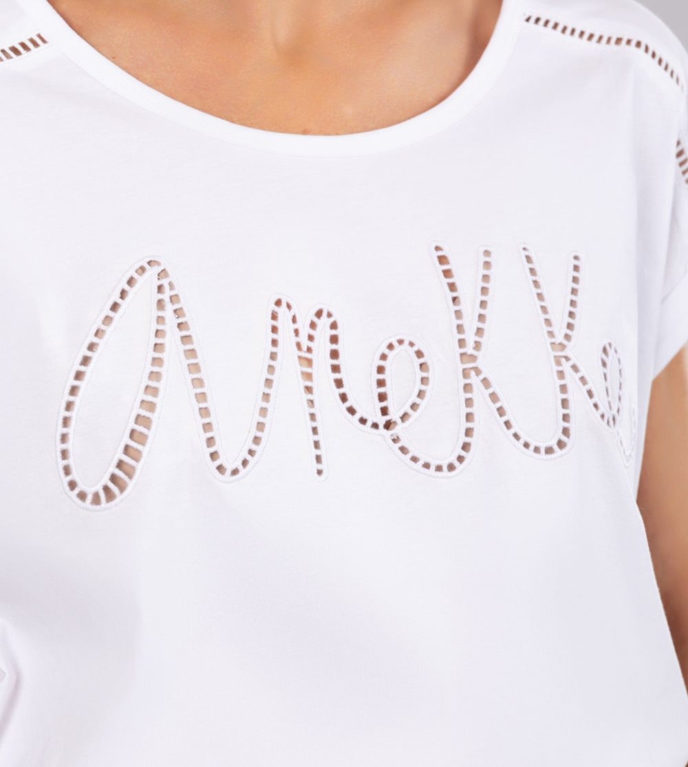 Koszulki Anekke White T-shirt Damskie | 935TGKUYP