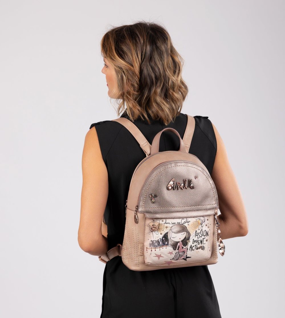 Plecaki Anekke Hollywood Medium Backpack Damskie | 762FWTYZU