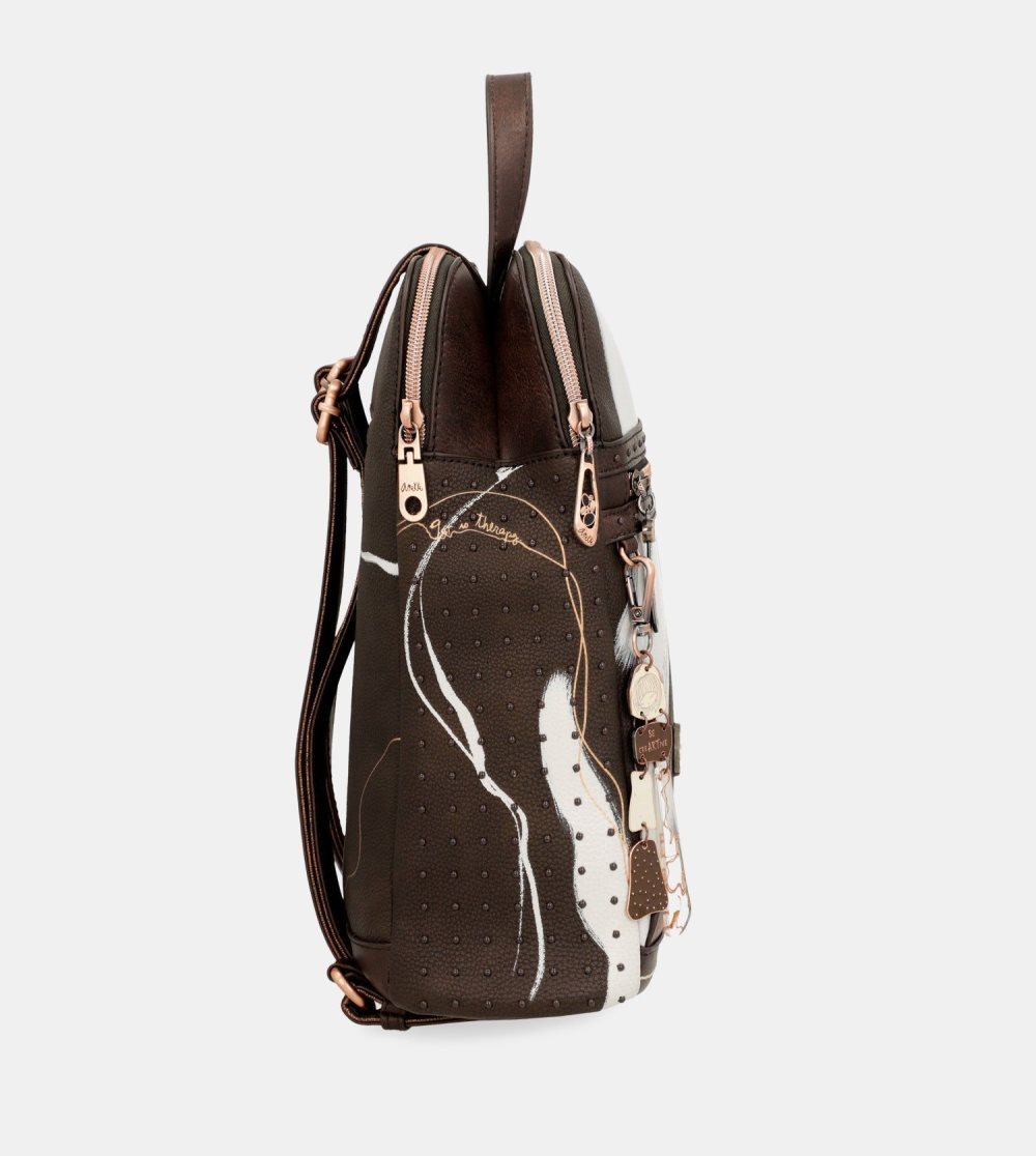Plecaki Anekke Nature Shodo 2 Compartment Backpack Brown Damskie | 172EMXCWF