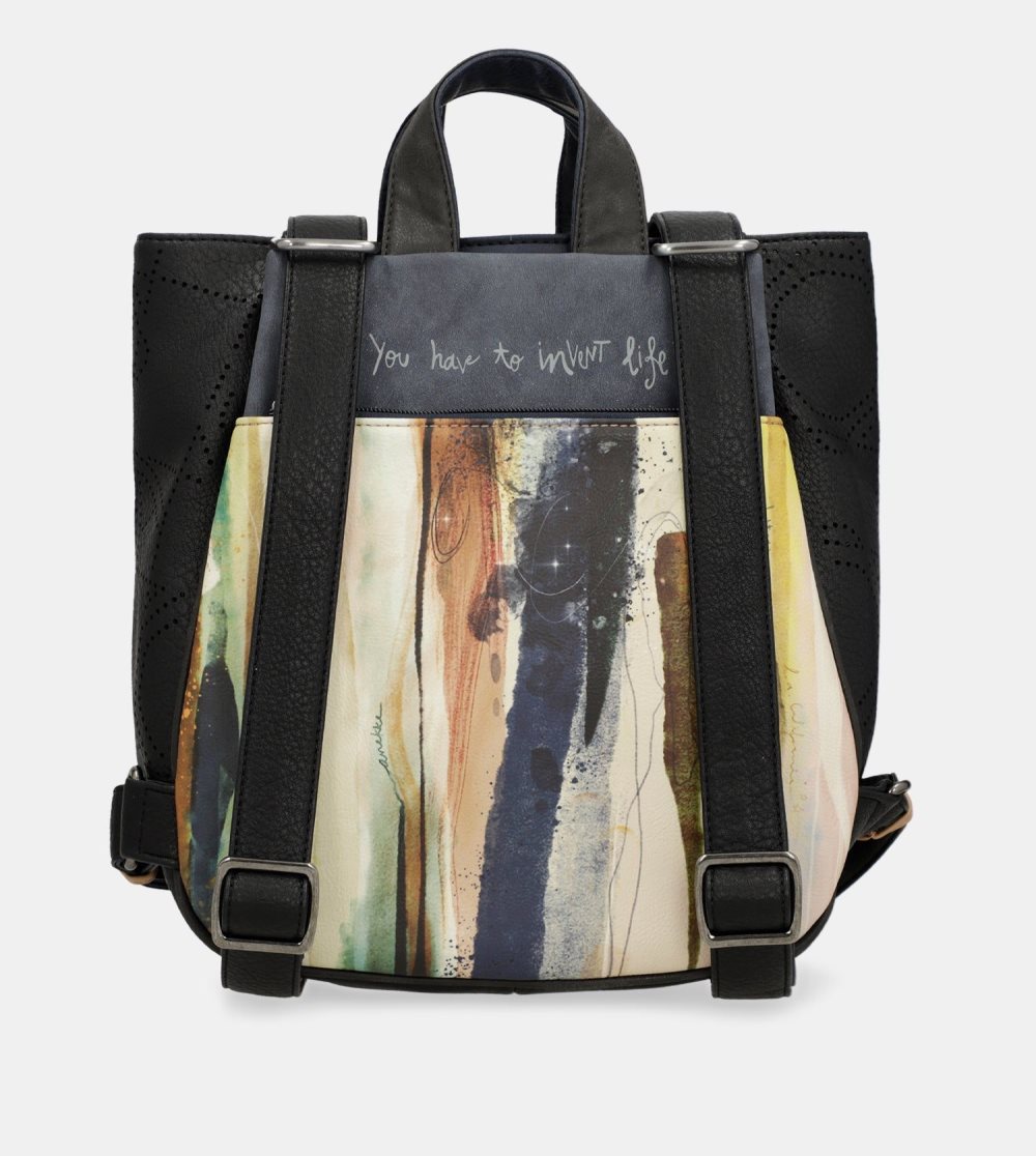 Plecaki Anekke Studio Navy Blue Medium Backpack Damskie | 409ZQYKSI