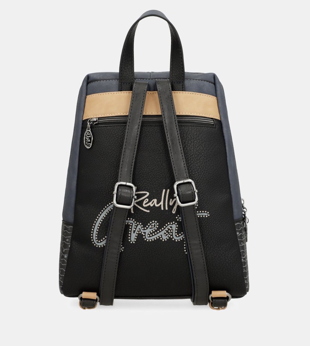 Plecaki Anekke Studio Navy Blue Pearl Backpack Damskie | 527USOWQP