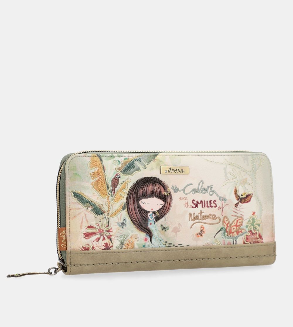 Portfele Anekke Amazonia Extra Large Rfid Wallet Damskie | 106STWAMG