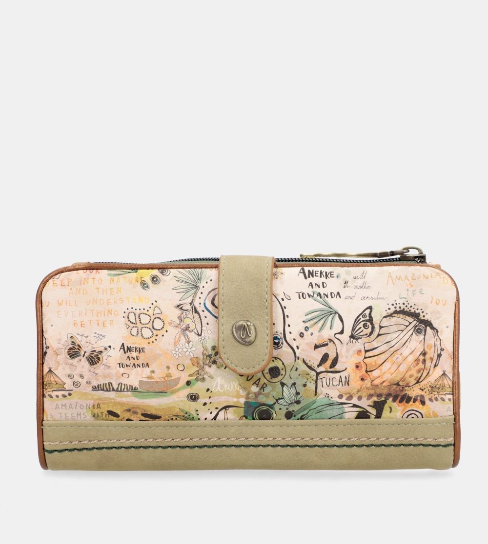 Portfele Anekke Amazonia Large Flexible Rfid Wallet Damskie | 351AZYIHK