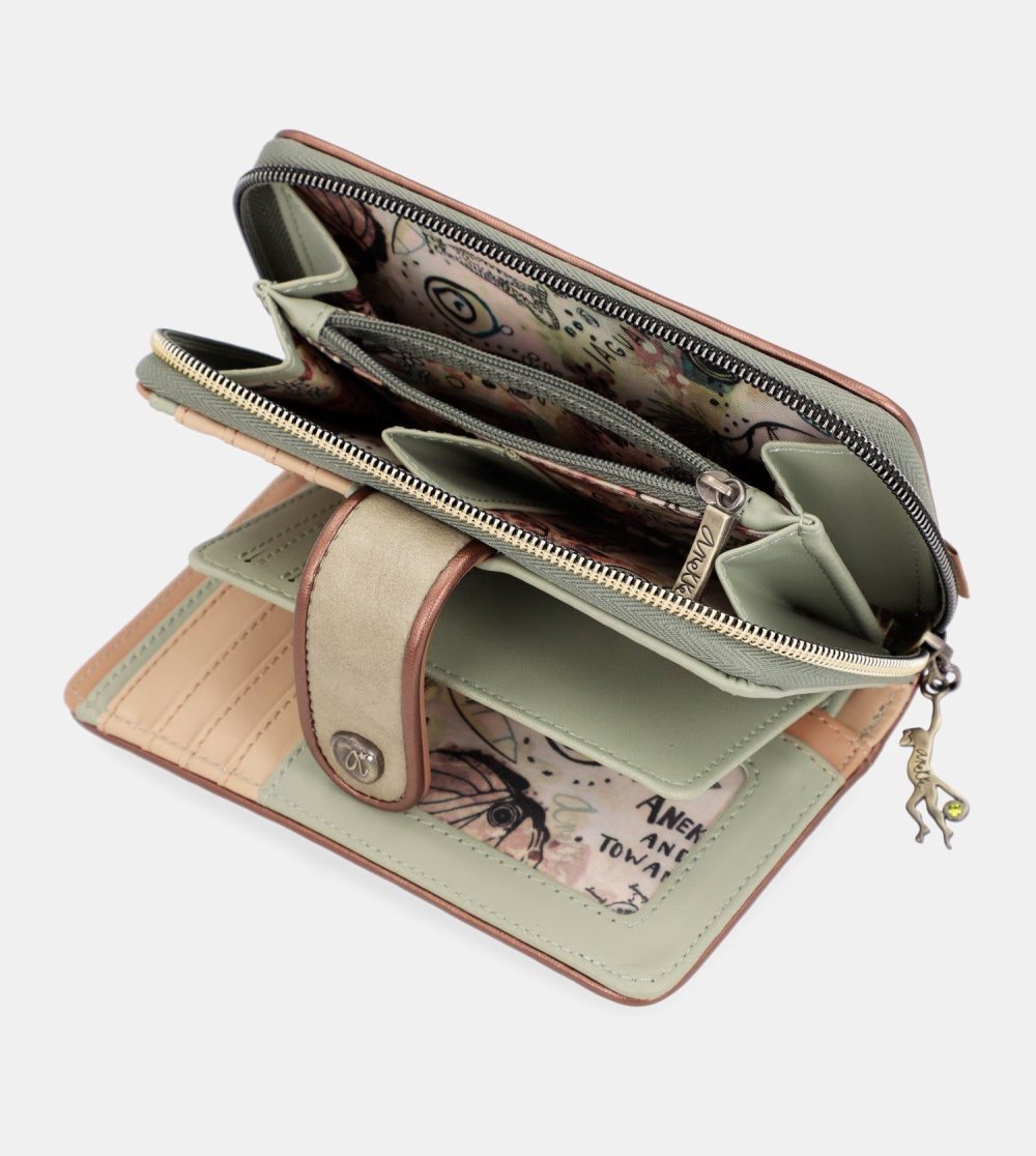 Portfele Anekke Amazonia Medium Rfid Embossed Wallet Damskie | 014FSMGDI