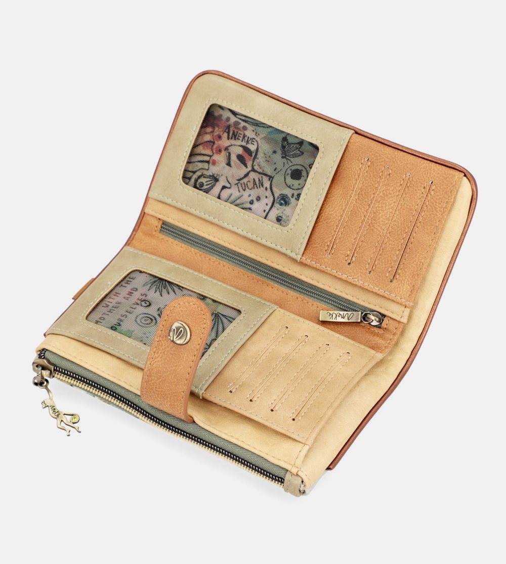 Portfele Anekke Amazonia Rfid Embossed Flexi Wallet Damskie | 185UOLPEX