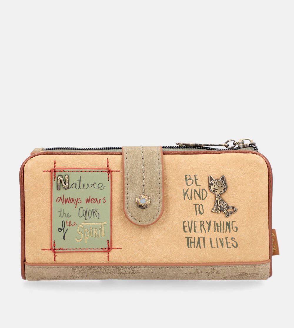 Portfele Anekke Butterfly Large Flexible Rfid Wallet Damskie | 340BYKVHG