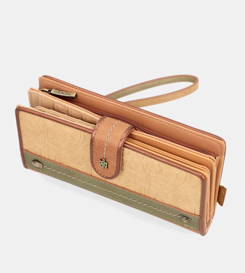 Portfele Anekke Butterfly Large Rfid Wallet Damskie | 476OXLSNK