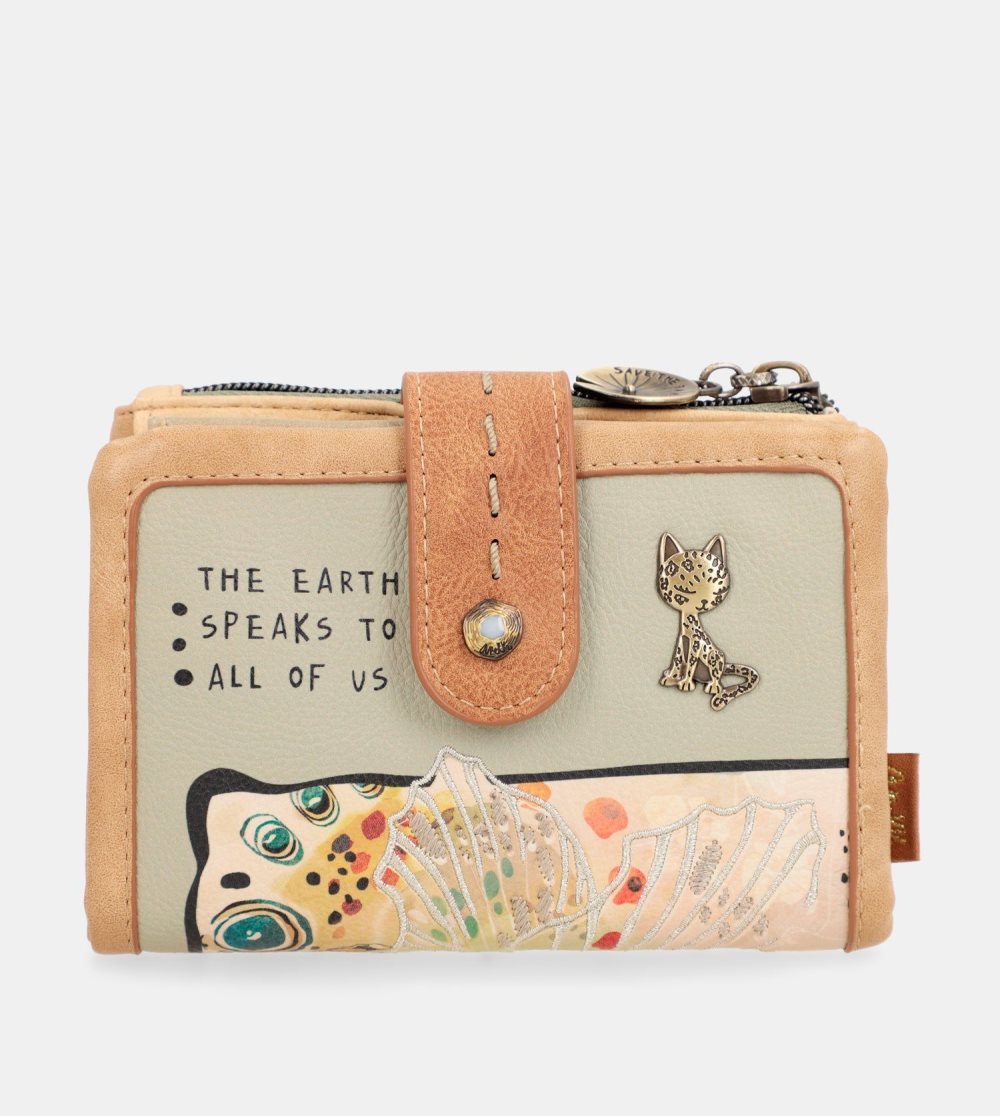 Portfele Anekke Butterfly Medium Flexible Rfid Wallet Damskie | 538MRELJN