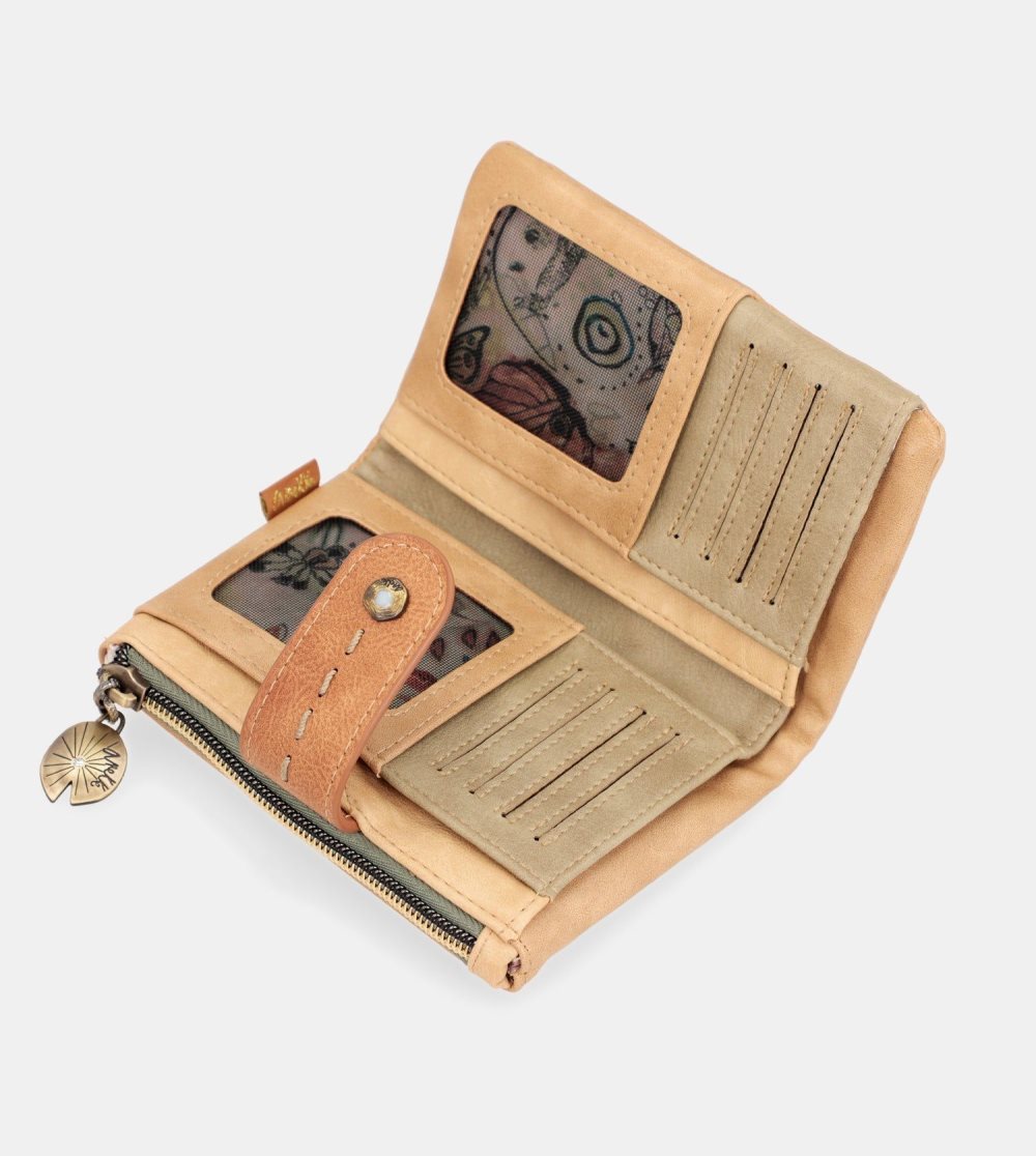 Portfele Anekke Butterfly Medium Flexible Rfid Wallet Damskie | 538MRELJN