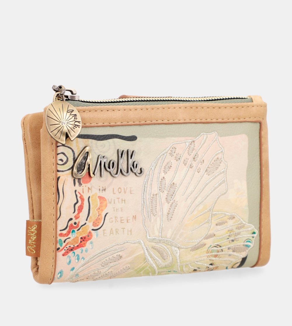 Portfele Anekke Butterfly Medium Flexible Rfid Wallet Damskie | 538MRELJN