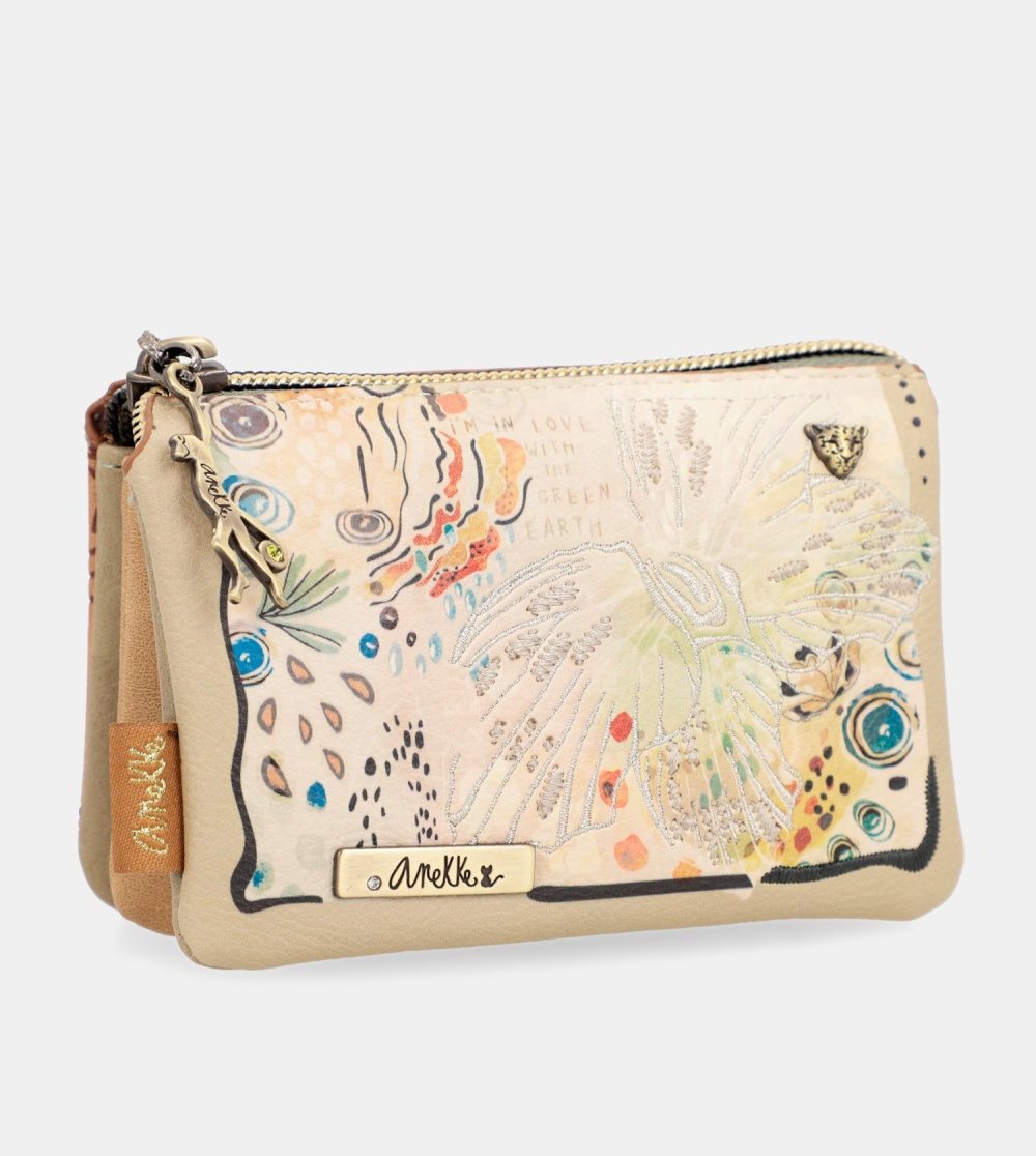 Portfele Anekke Butterfly Triple Compartment Coin Purse Damskie | 570LSYGDA