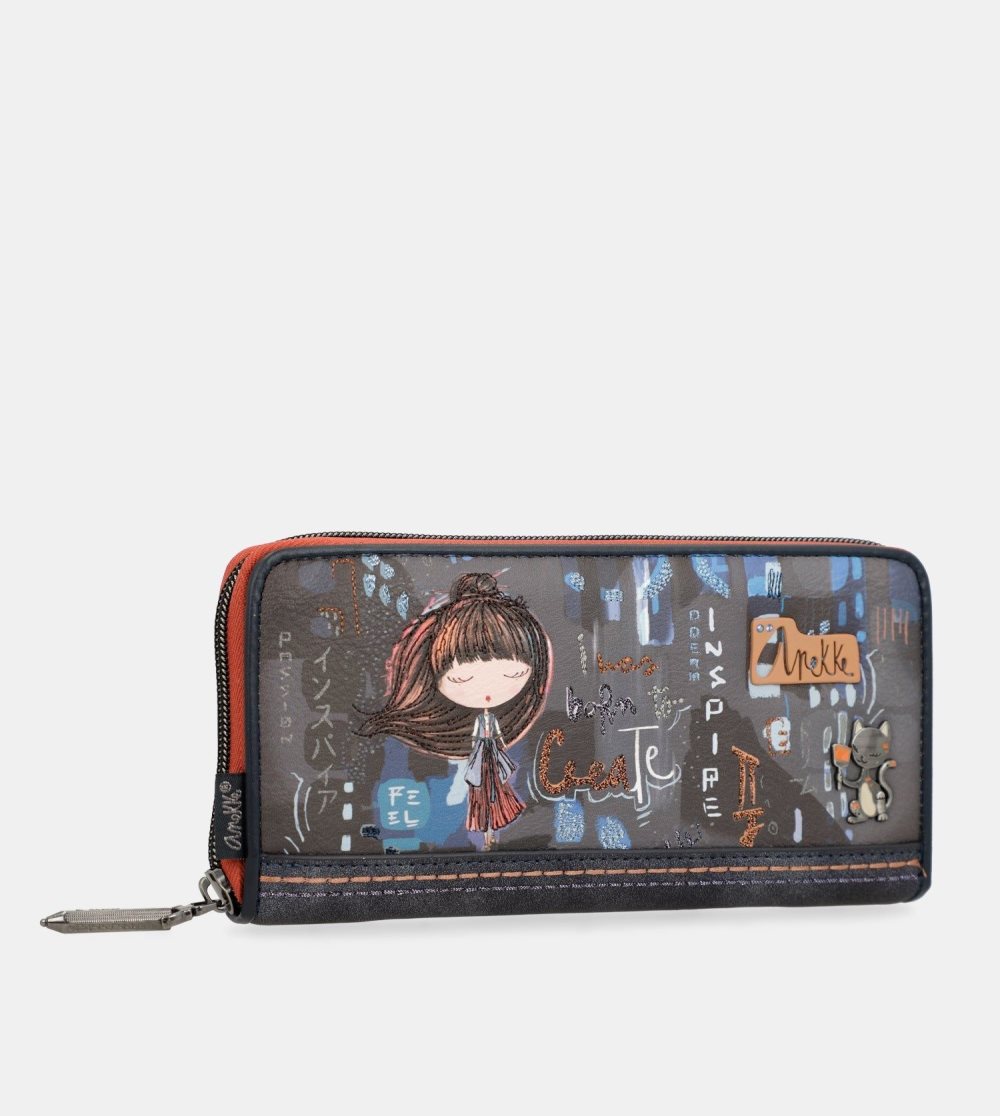 Portfele Anekke Contemporary Rfid Passport Wallet Contemporary Damskie | 572ASDVRO