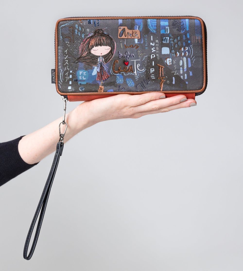 Portfele Anekke Contemporary Rfid Passport Wallet Damskie | 849HTMOFP