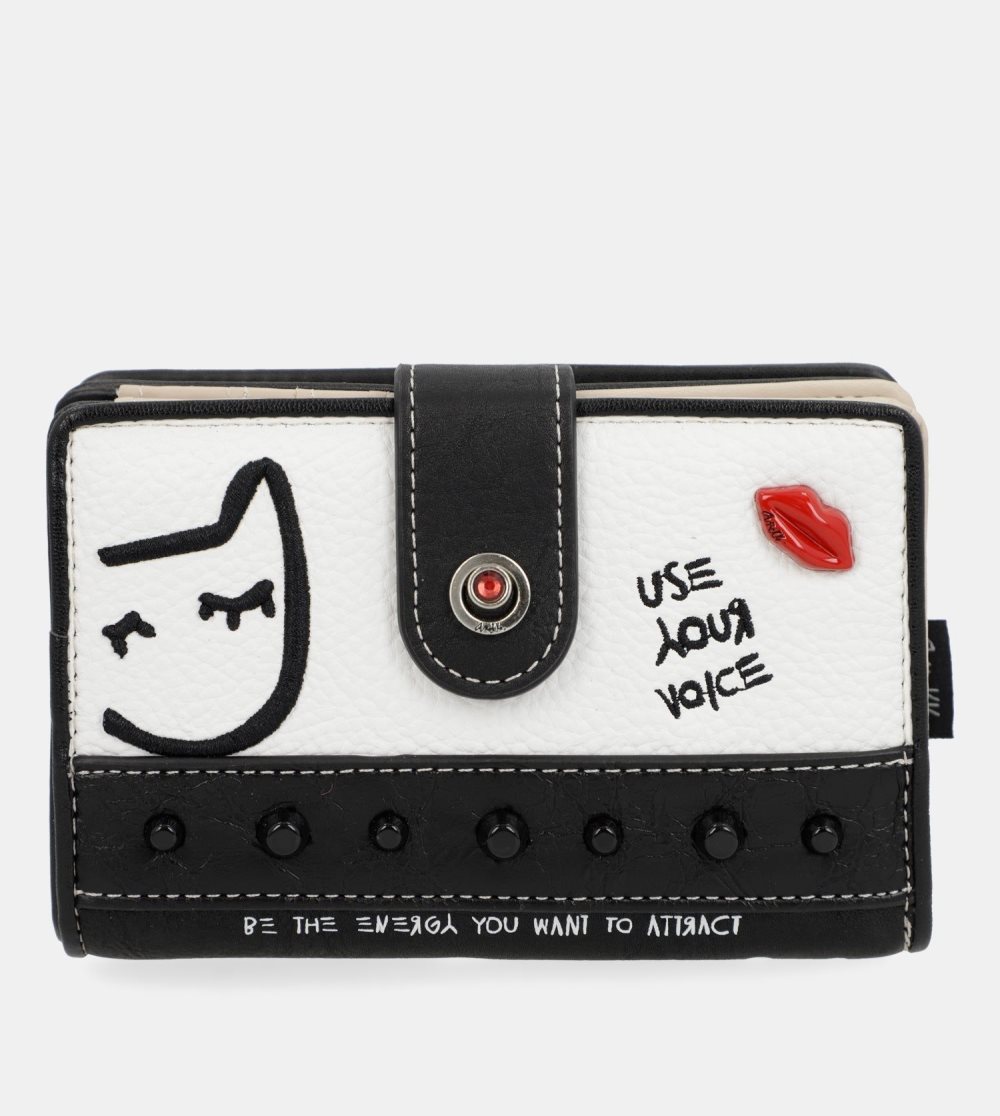 Portfele Anekke Energy Flexible White Wallet Damskie | 512ZCLBAV