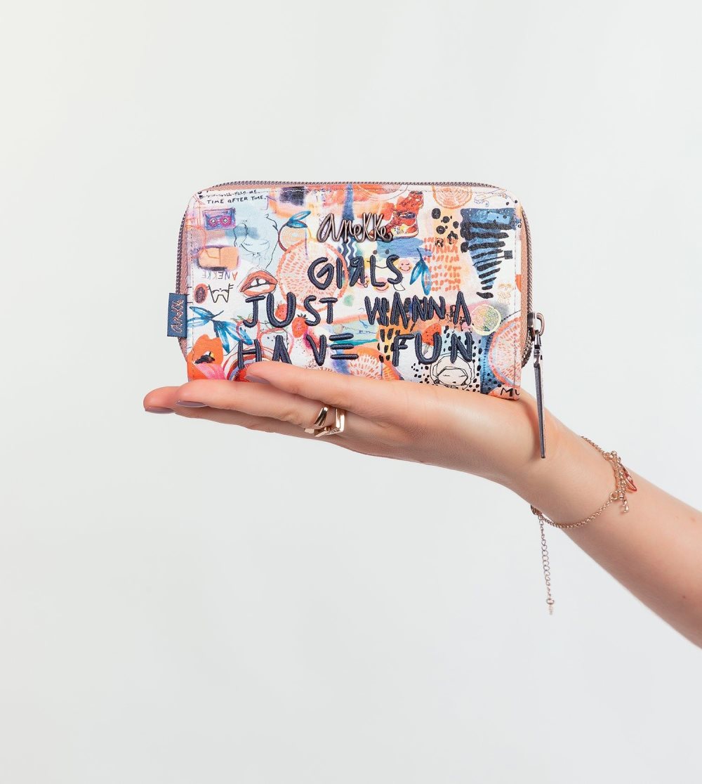 Portfele Anekke Fancy Medium Wallet Damskie | 857YLHOEG