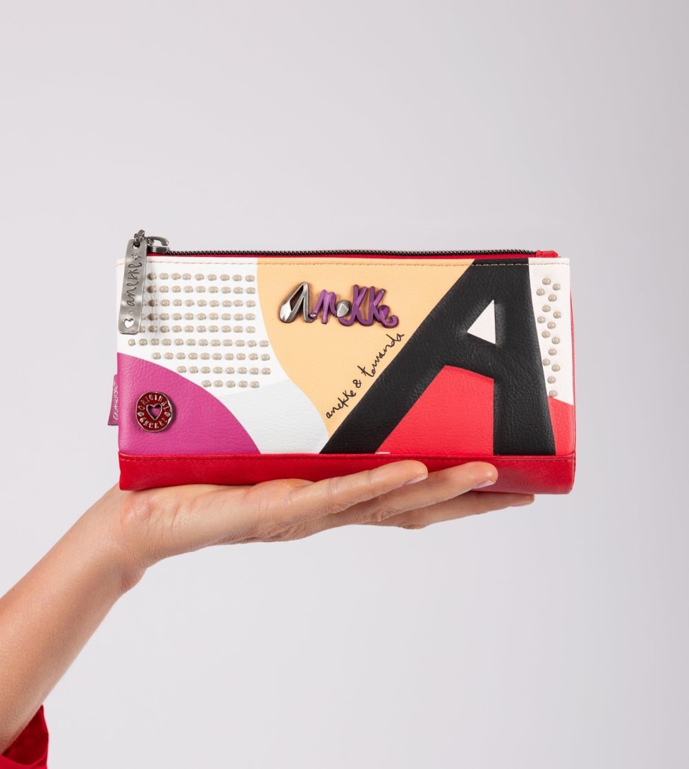 Portfele Anekke Fashion Flexible Large Rfid Wallet Damskie | 086IZLKPD