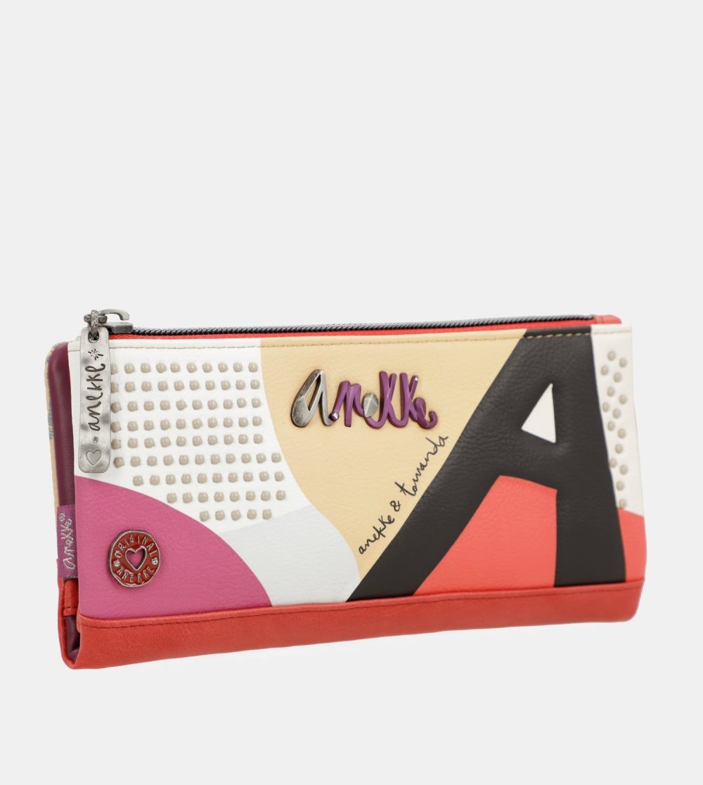 Portfele Anekke Fashion Flexible Large Rfid Wallet Damskie | 086IZLKPD