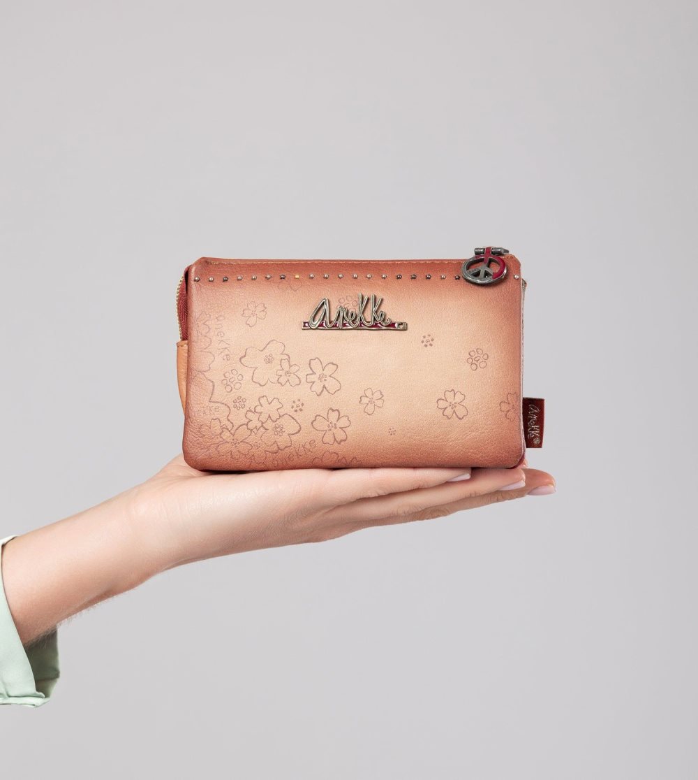 Portfele Anekke Flowers 3-compartment Coin Purse Damskie | 672FUBVIQ