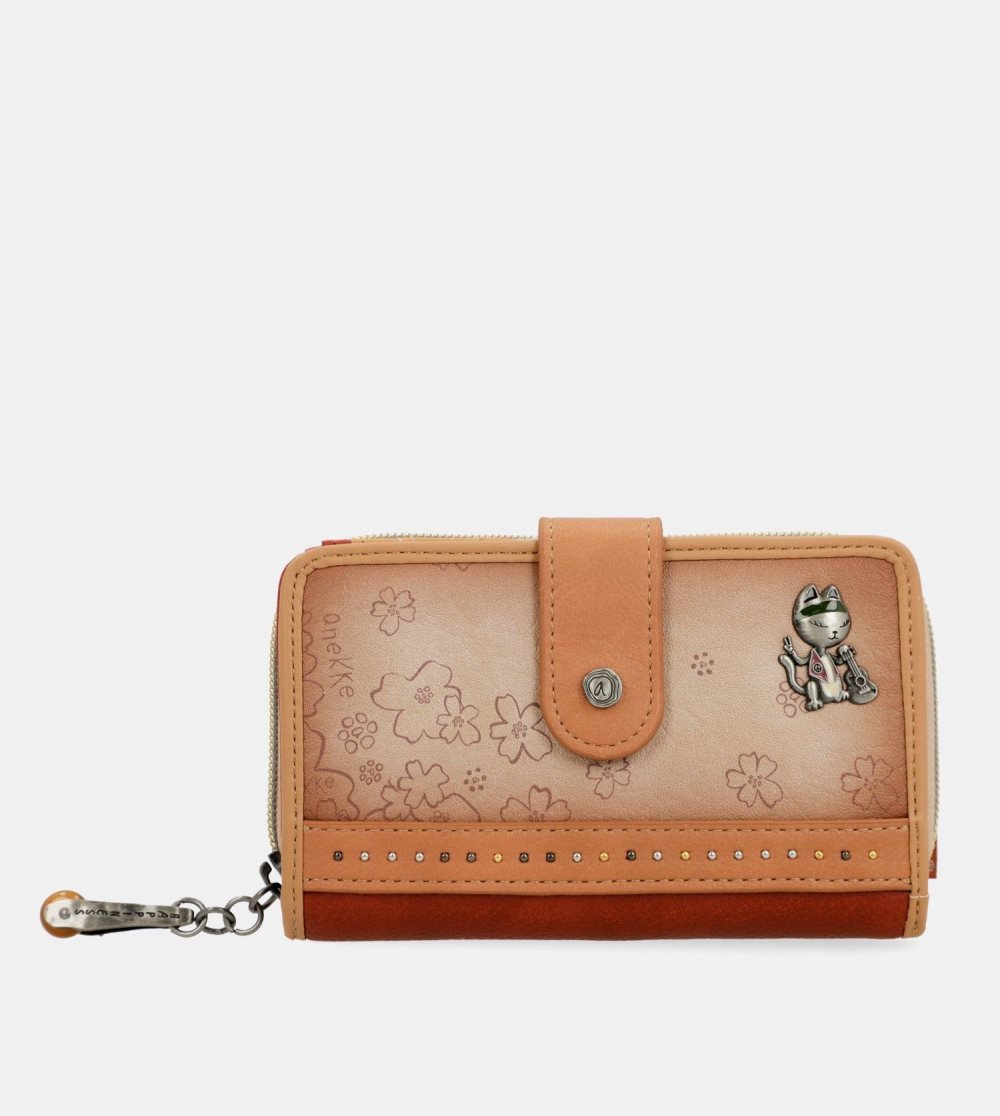 Portfele Anekke Flowers Medium Rfid Wallet Damskie | 296CSENQR