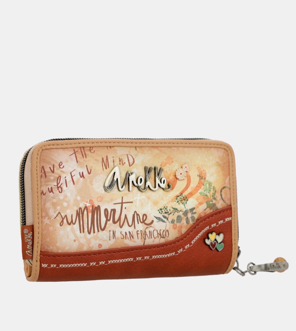 Portfele Anekke Flowers Medium Rfid Wallet Damskie | 296CSENQR