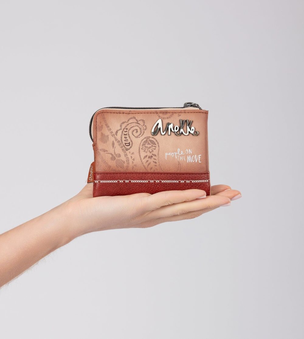 Portfele Anekke Flowers Small Rfid Wallet Damskie | 209ROYXEW