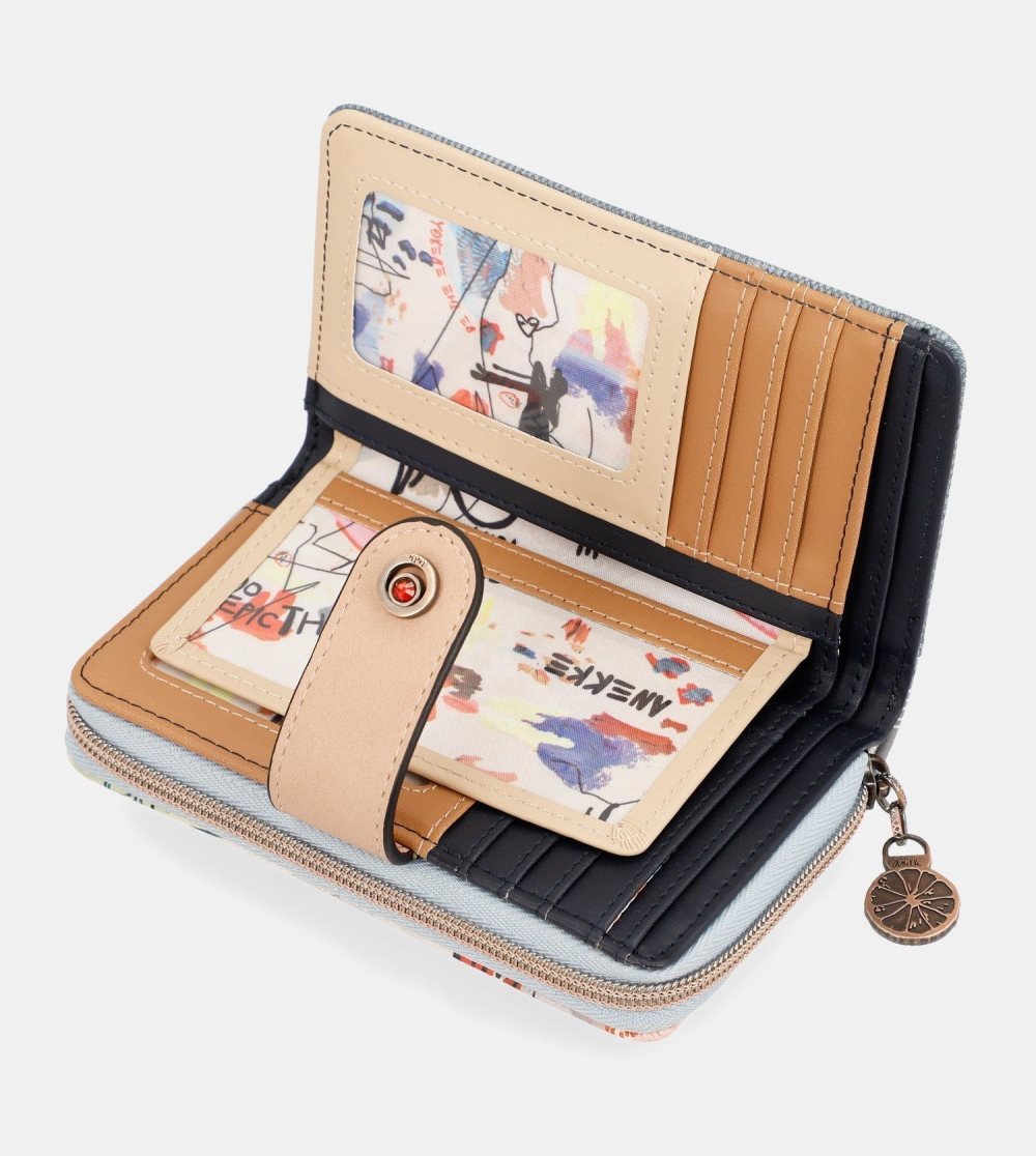 Portfele Anekke Fun & Music Large Printed Wallet Anekke Damskie | 170HGYTOD