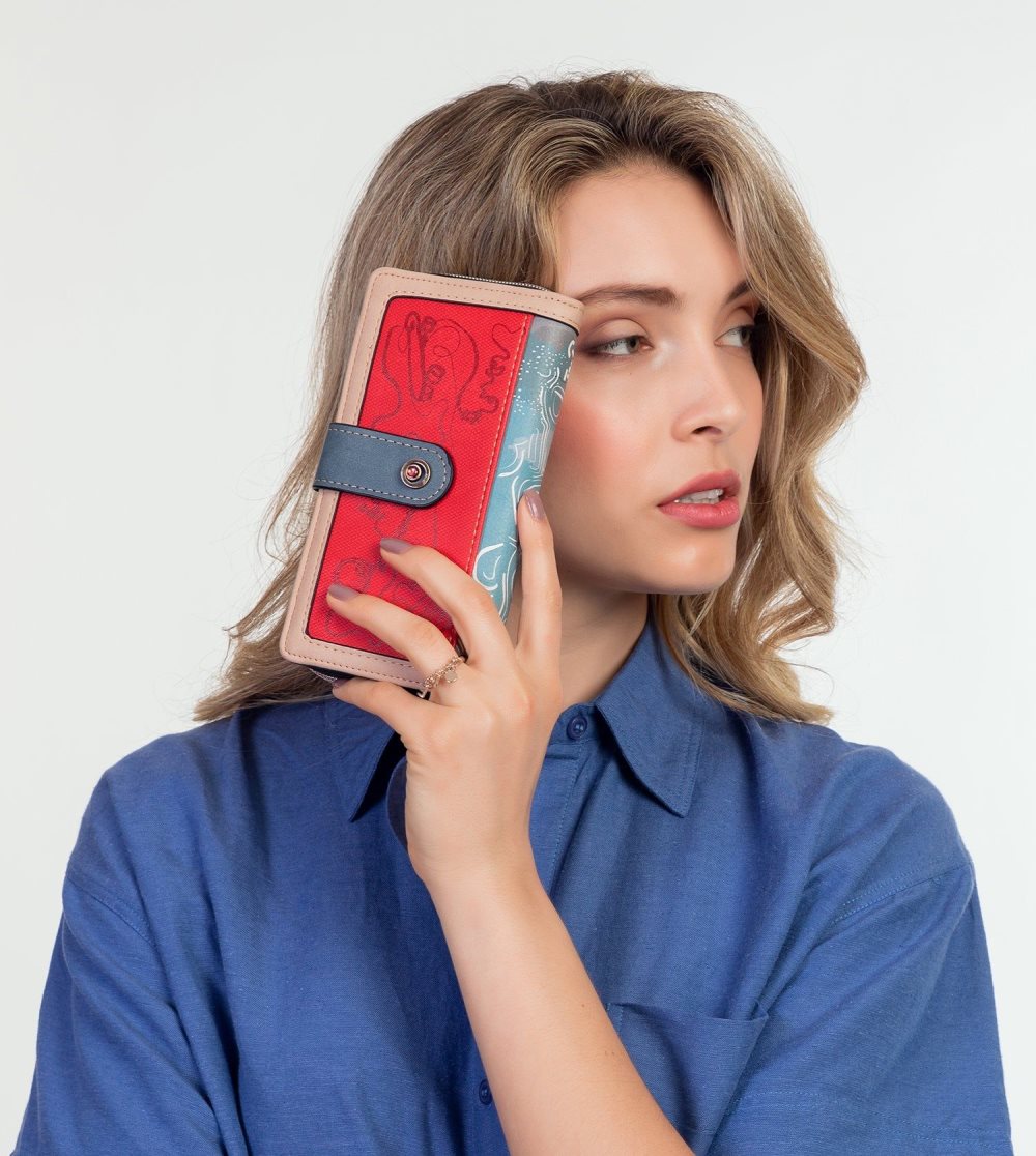 Portfele Anekke Fun & Music Large Printed Wallet Damskie | 485UPBGLI