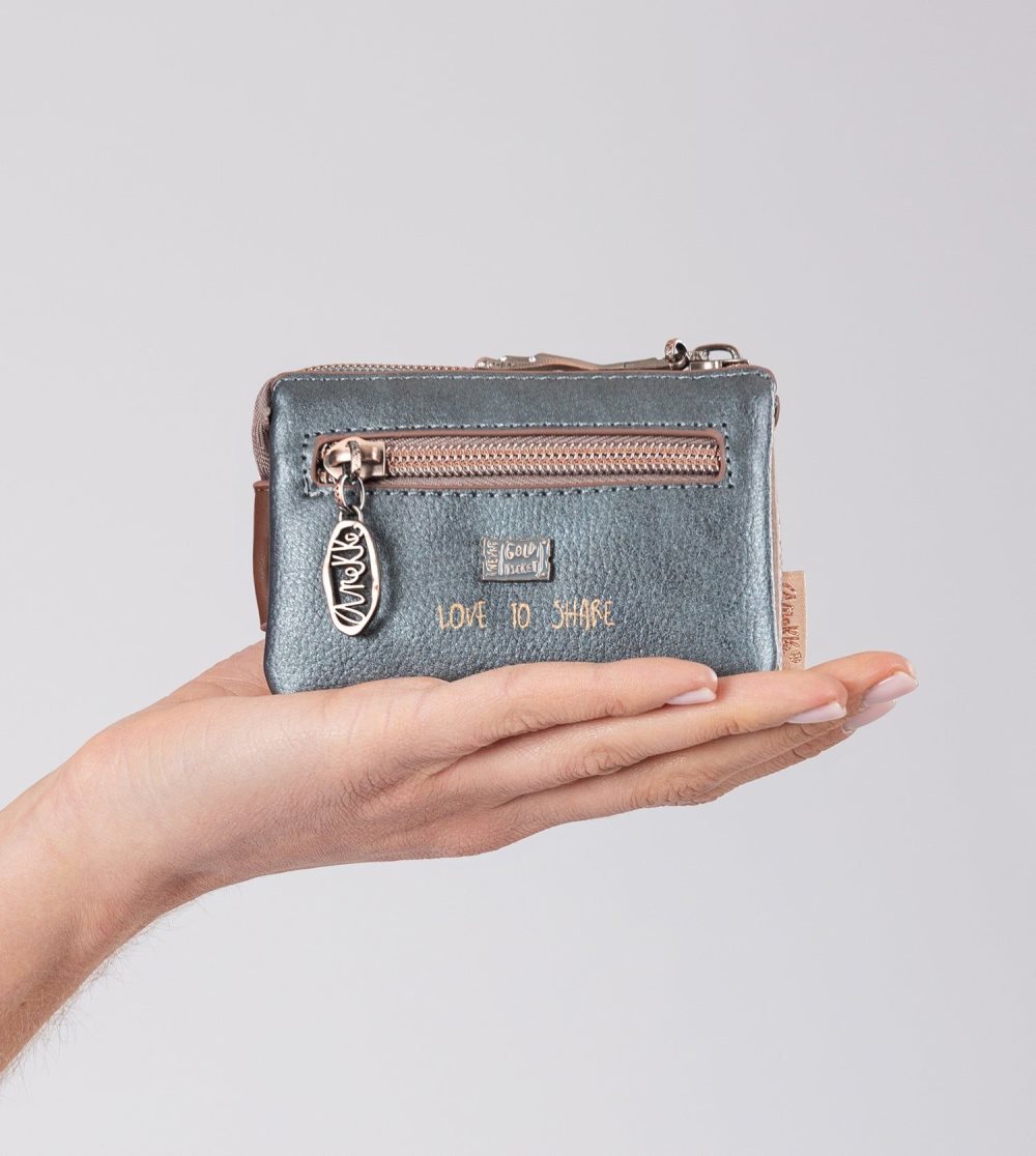 Portfele Anekke Hollywood 3-compartment Coin Purse Damskie | 325NJZGMX