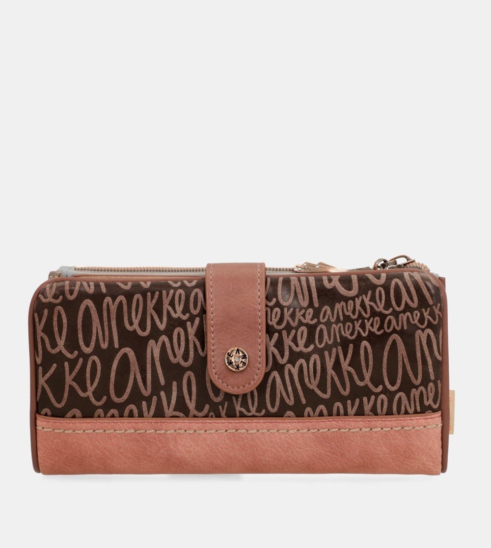 Portfele Anekke Hollywood Flexible Large Rfid Wallet Damskie | 074XQZCOK