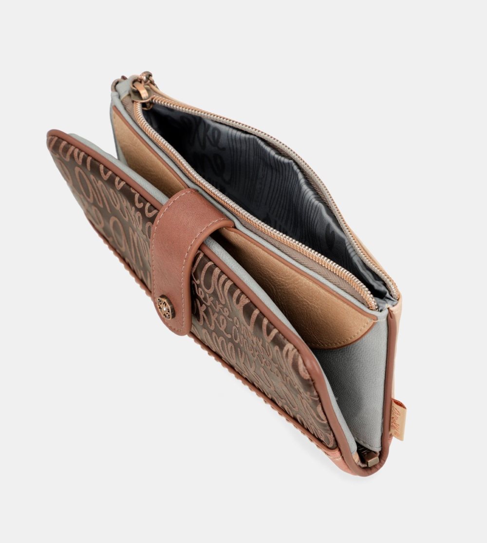 Portfele Anekke Hollywood Flexible Large Rfid Wallet Damskie | 074XQZCOK