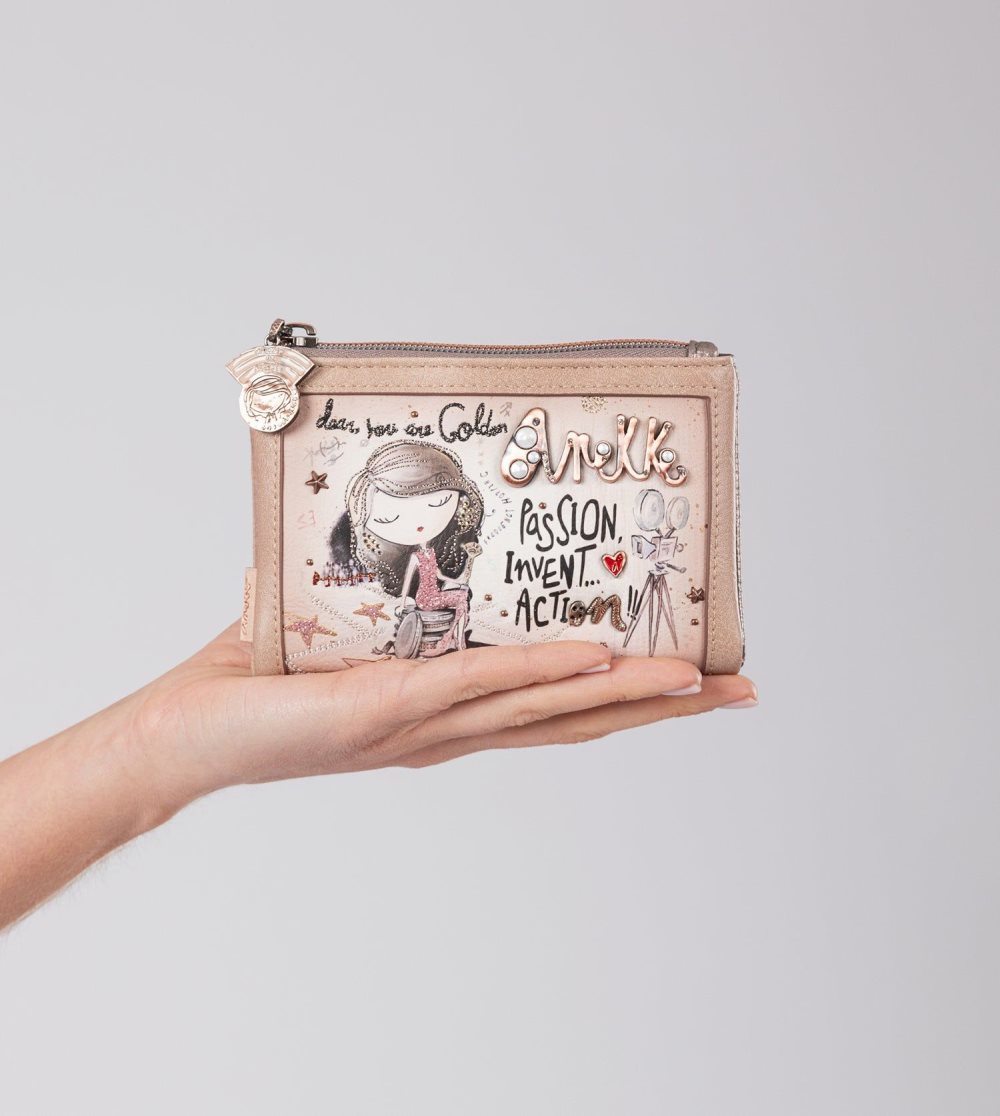 Portfele Anekke Hollywood Flexible Rfid Wallet Damskie | 793LMVHOC