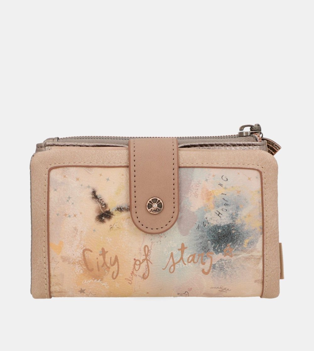 Portfele Anekke Hollywood Flexible Rfid Wallet Damskie | 793LMVHOC