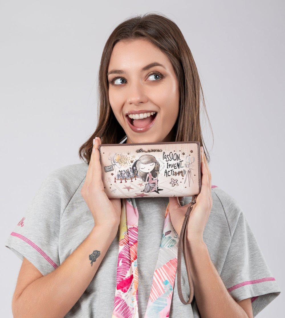 Portfele Anekke Hollywood Large Rfid Wallet Damskie | 621PRTXDL