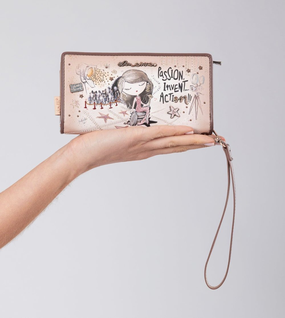 Portfele Anekke Hollywood Large Rfid Wallet Damskie | 621PRTXDL