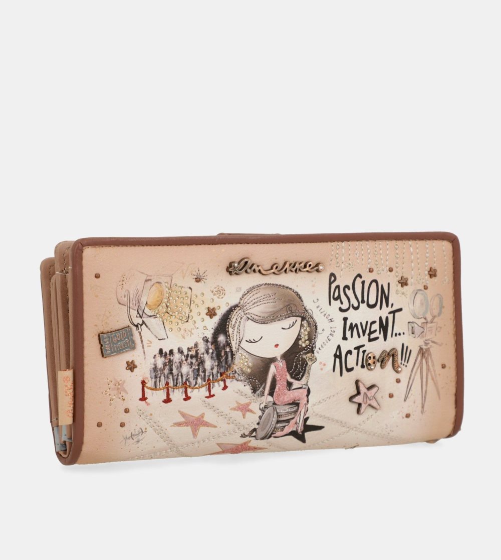 Portfele Anekke Hollywood Large Rfid Wallet Damskie | 621PRTXDL