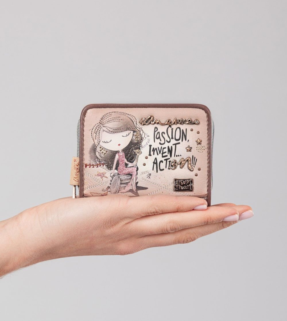 Portfele Anekke Hollywood Small Rfid Wallet Damskie | 609PBOLCM
