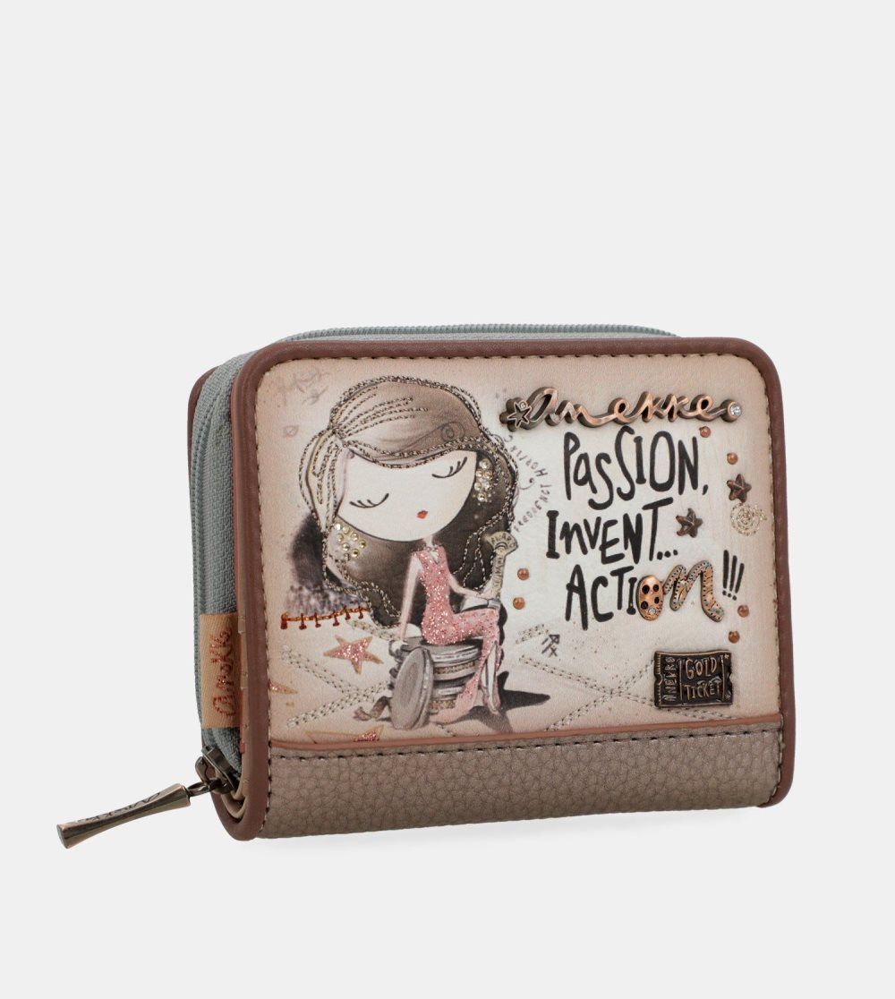 Portfele Anekke Hollywood Small Rfid Wallet Damskie | 609PBOLCM
