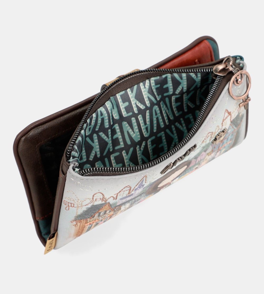 Portfele Anekke Large Flexible Material Wallet Voice Damskie | 296VHPANR