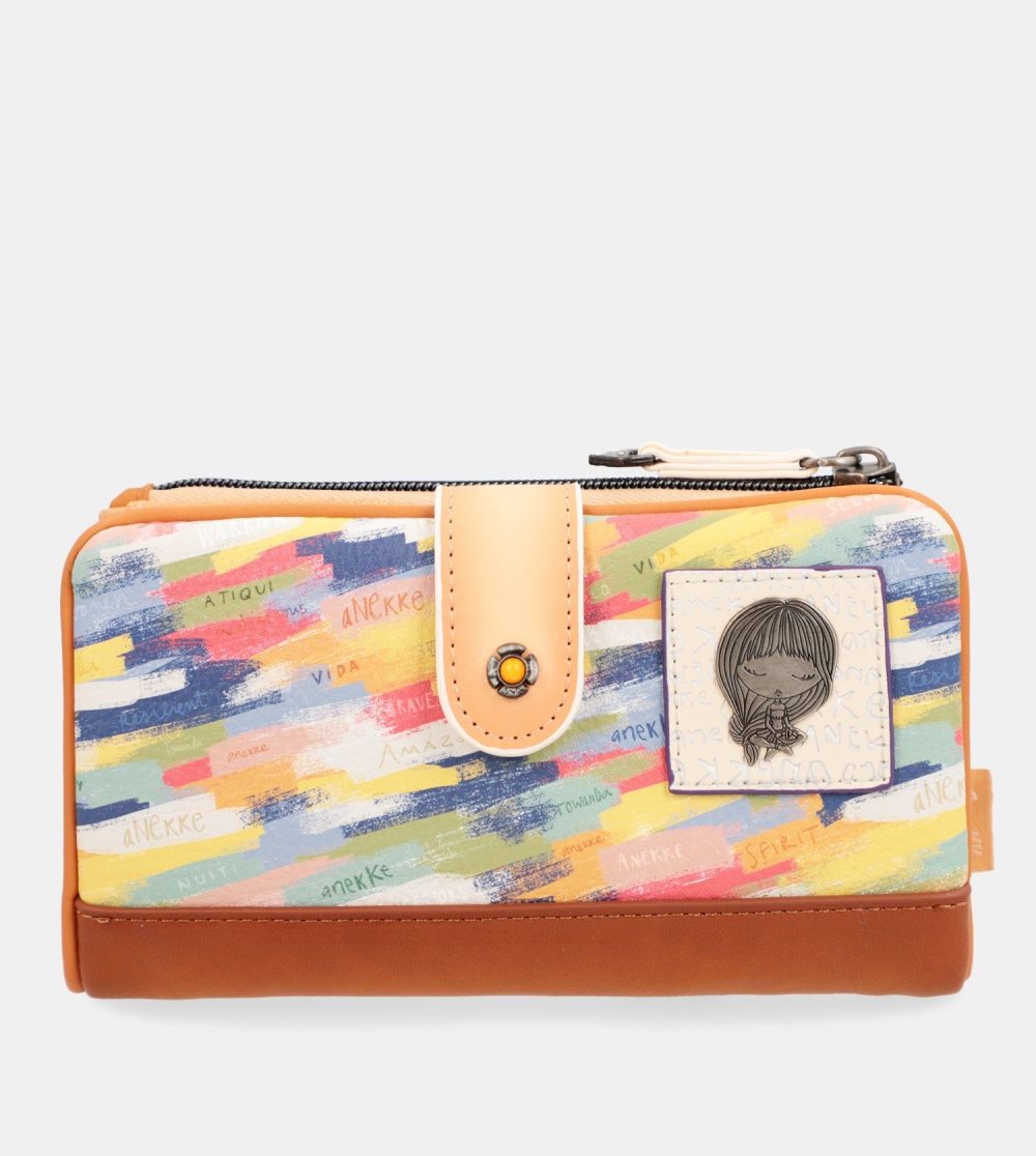 Portfele Anekke Magic Souls Large Flexible Rfid Wallet Damskie | 523IMDOHU