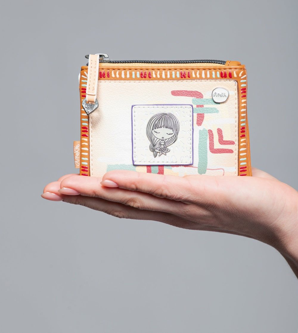 Portfele Anekke Magic Souls Rfid Small Flexible Wallet Damskie | 762ETYAWP